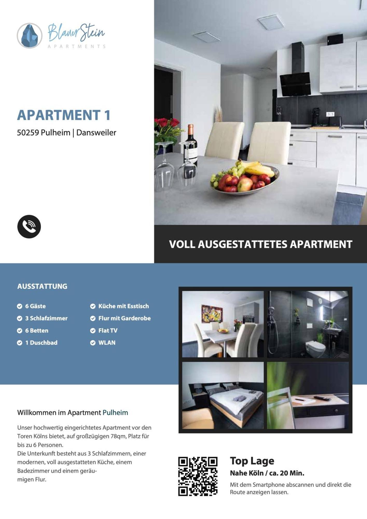 Blauer Stein Apartments Wh4 Pulheim Luaran gambar